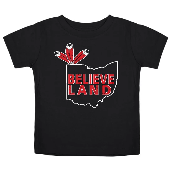 Cleveland Believeland Baseball Kids T-Shirt