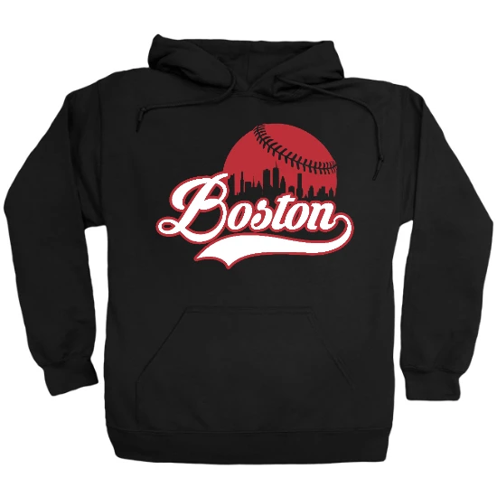Boston Baseball Skyline Hoodie
