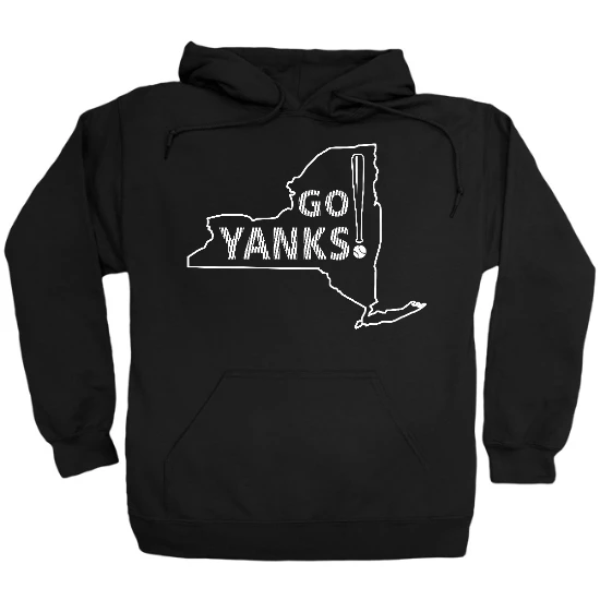 Go Yanks NY Map Hoodie