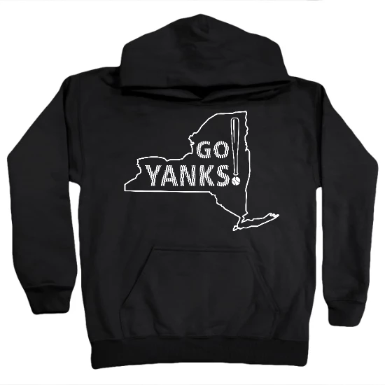 Go Yanks NY Map Kids Hoodie