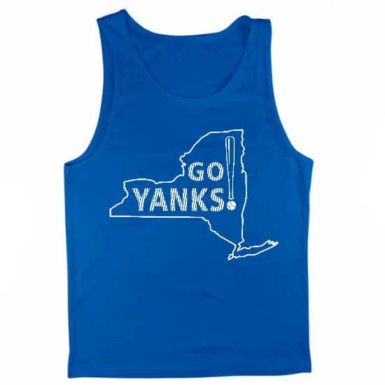 Go Yanks NY Map Mens Tank Top