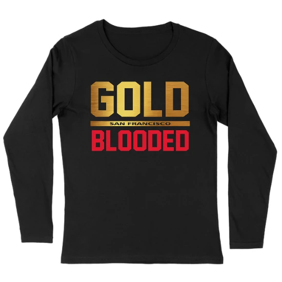 Bleed Gold Womens Long sleeve T-Shirt