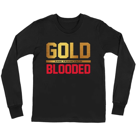 Bleed Gold Kids Long Sleeve T-Shirt