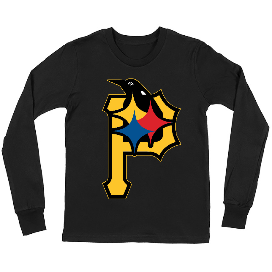 Pittsburgh Mashup Kids Long Sleeve T-Shirt