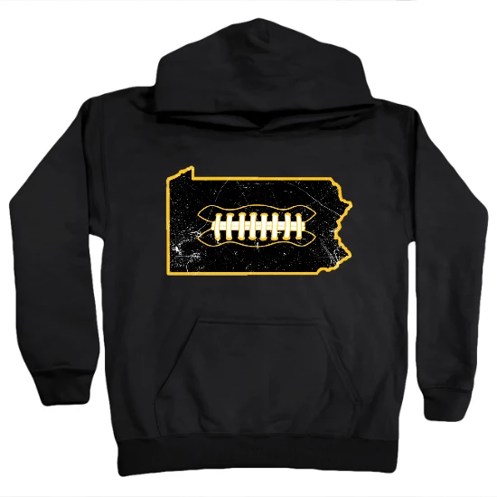 Pittsburgh Football State Kids Hoodie