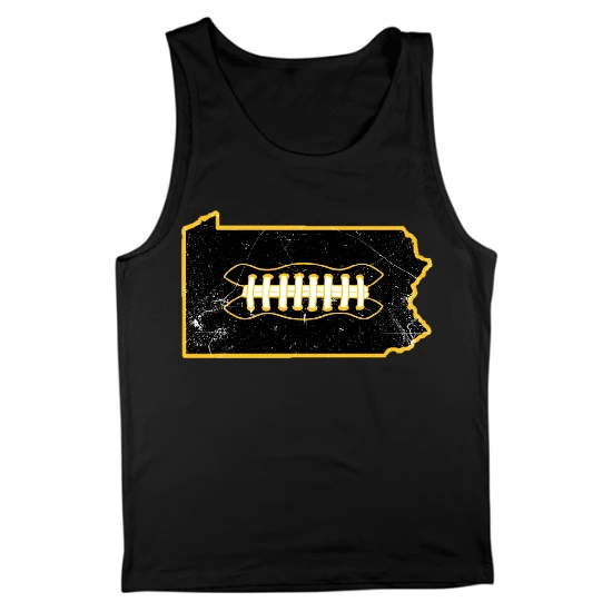 Pittsburgh Football State Mens Tank Top