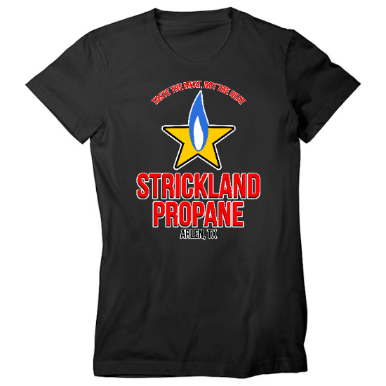 Strickland Propane Womens T-Shirt