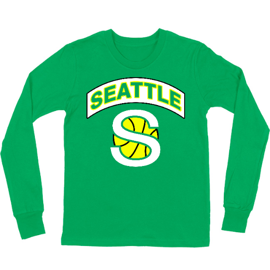 Seattle Basketball Kids Long Sleeve T-Shirt
