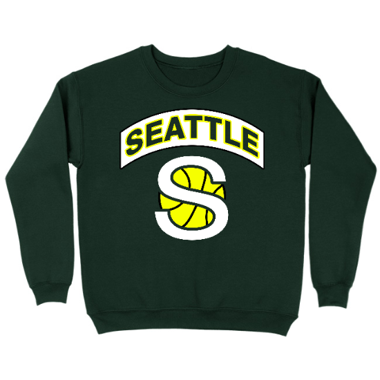 Seattle Basketball Kids Crewneck Sweatshirt