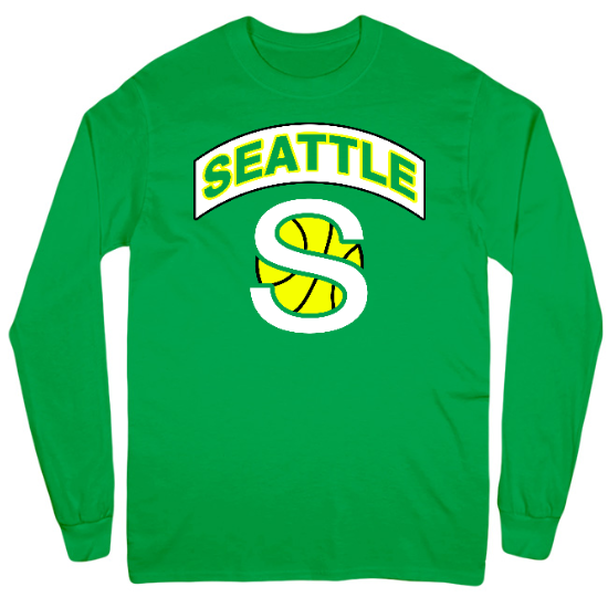 Seattle Basketball Mens Long Sleeve T-Shirt