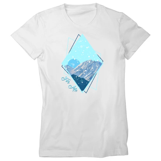 Frost Mountains Womens T-Shirt
