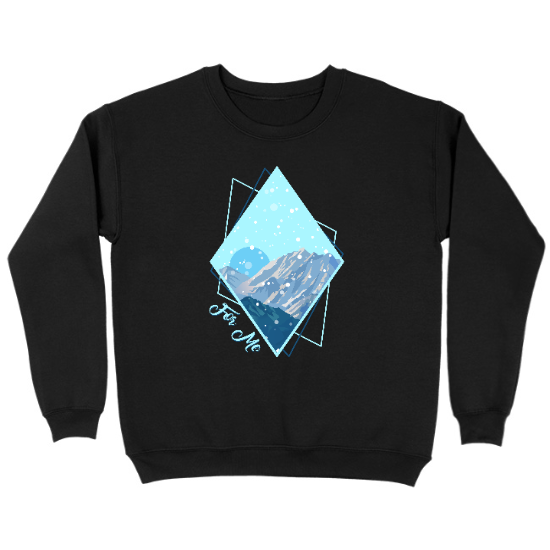 Frost Mountains Kids Crewneck Sweatshirt