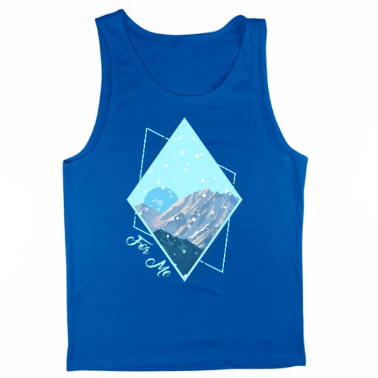 Frost Mountains Mens Tank Top