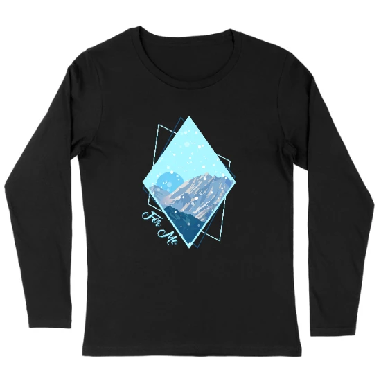 Frost Mountains Womens Long sleeve T-Shirt
