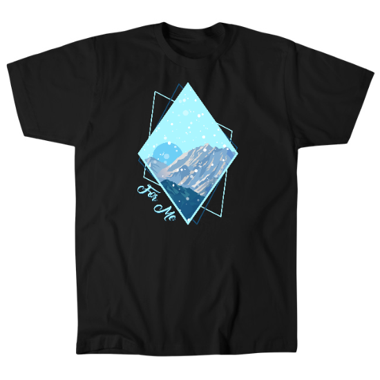 Frost Mountains Mens T-Shirt