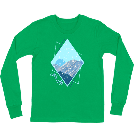 Frost Mountains Kids Long Sleeve T-Shirt