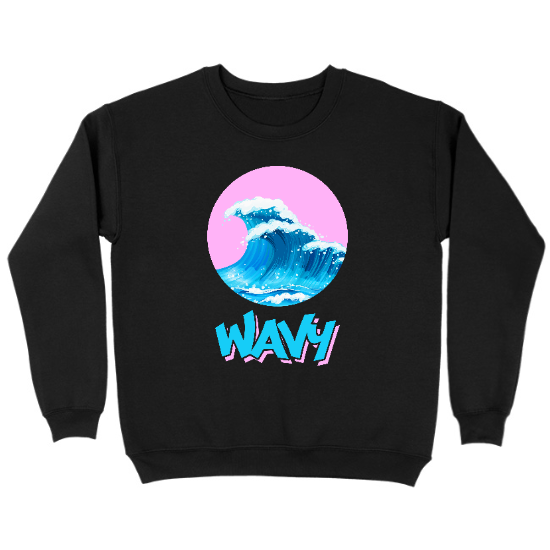 Wavy Kids Crewneck Sweatshirt