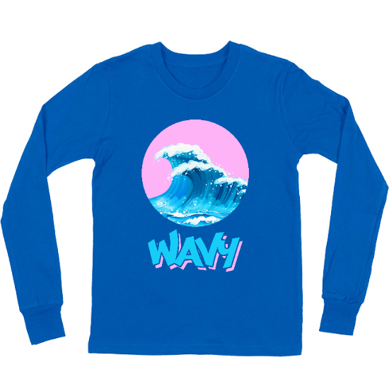Wavy Kids Long Sleeve T-Shirt