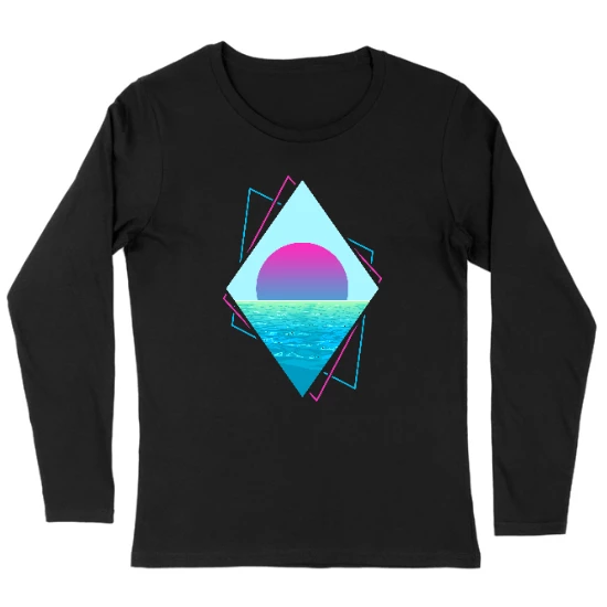 Sunset Ocean Womens Long sleeve T-Shirt