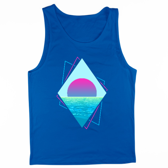 Sunset Ocean Mens Tank Top