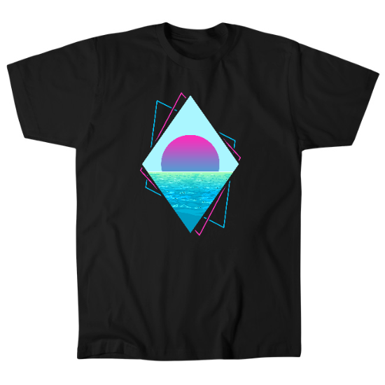 Sunset Ocean Mens T-Shirt