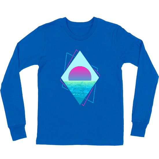 Sunset Ocean Kids Long Sleeve T-Shirt