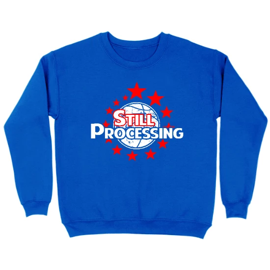 Still Processing Kids Crewneck Sweatshirt