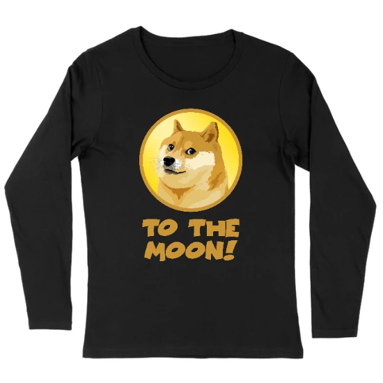 To The Moon! Womens Long sleeve T-Shirt