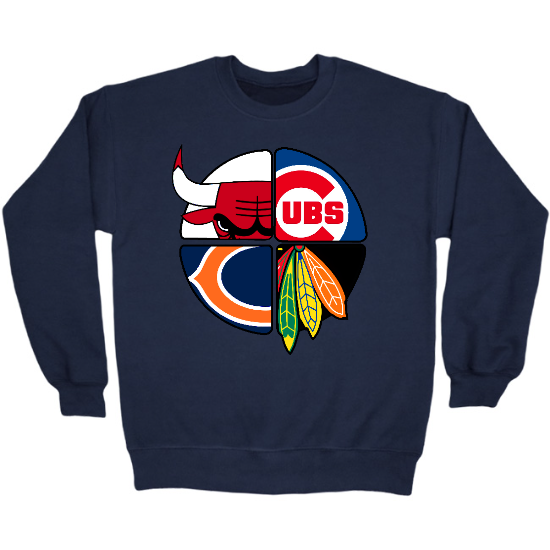 Chicago Mash Up Crewneck Sweatshirt