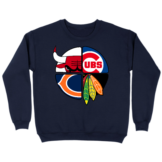 Chicago Mash Up Kids Crewneck Sweatshirt