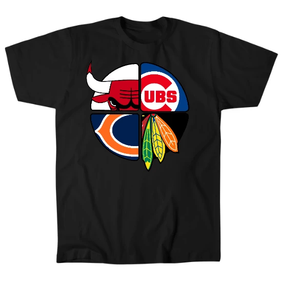Chicago Mash Up Mens T-Shirt