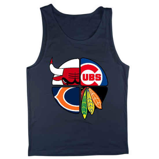 Chicago Mash Up Mens Tank Top