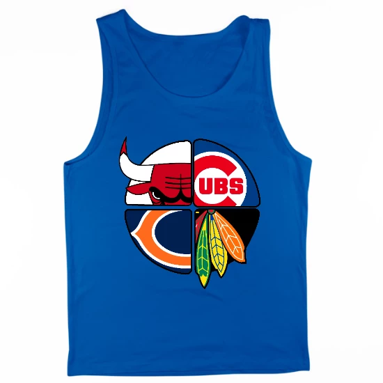 Chicago Mash Up Mens Tank Top