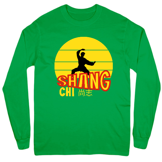 Kung Fu Master Mens Long Sleeve T-Shirt