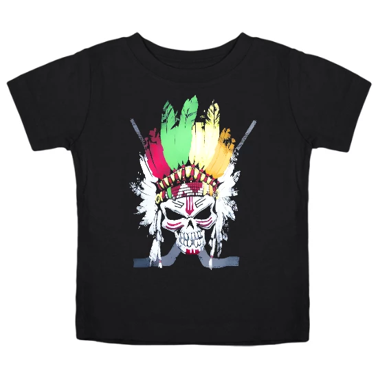 Blackhawks Skull Kids T-Shirt