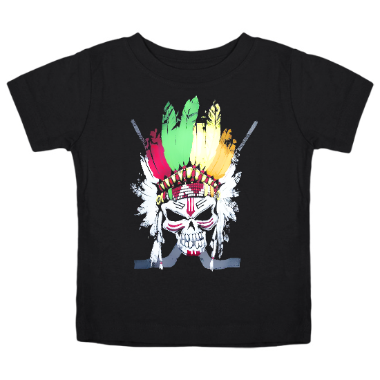 Blackhawks Skull Kids T-Shirt