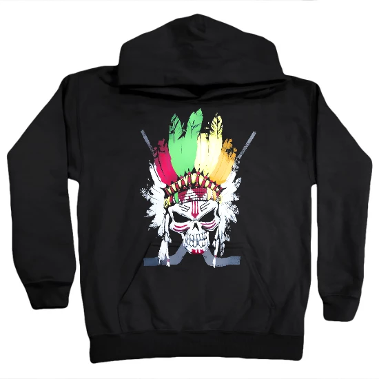 Blackhawks Skull Kids Hoodie