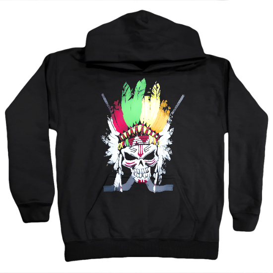 Blackhawks Skull Kids Hoodie