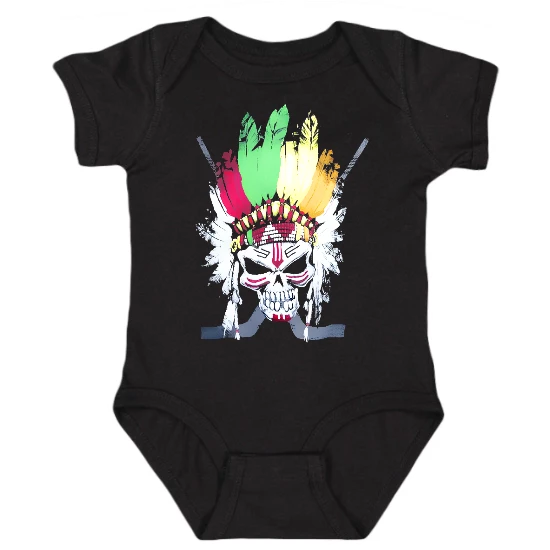 Blackhawks Skull Onesie