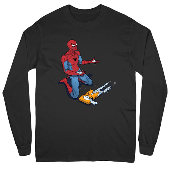 Spilled Rice Mens Long Sleeve T-Shirt