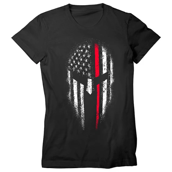 Red Line Spartan Womens T-Shirt