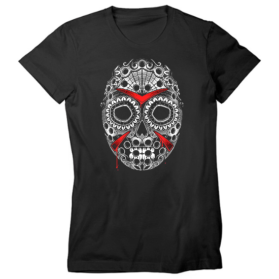 Jason Sugar Skull Womens T-Shirt
