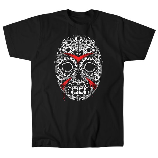Jason Sugar Skull Mens T-Shirt