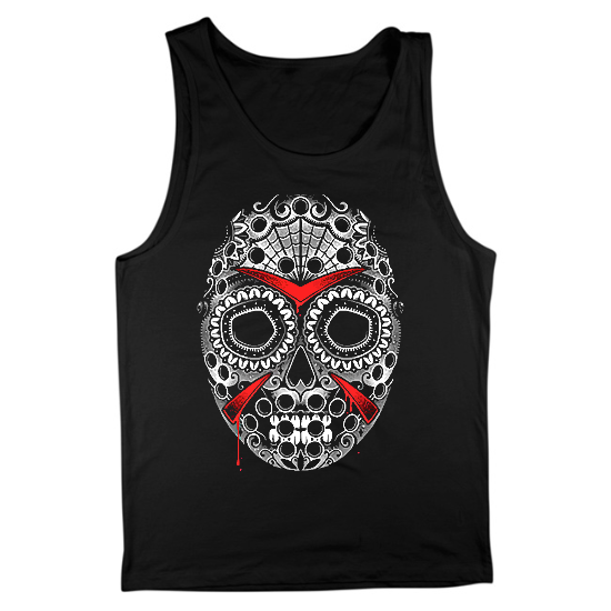 Jason Sugar Skull Mens Tank Top