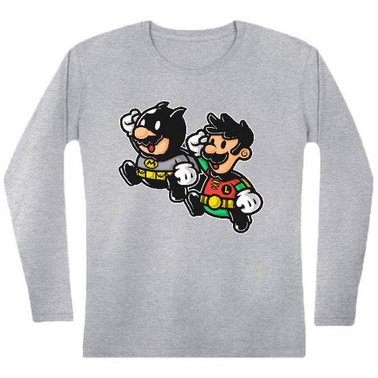 Super Hero Bros Womens Long sleeve T-Shirt