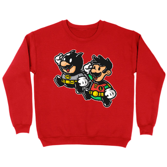 Super Hero Bros Kids Crewneck Sweatshirt