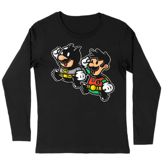 Super Hero Bros Womens Long sleeve T-Shirt