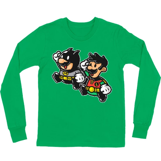 Super Hero Bros Kids Long Sleeve T-Shirt