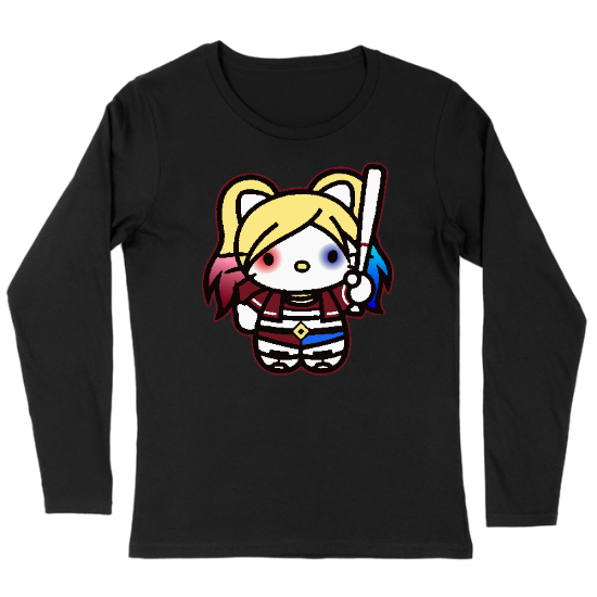Harley Kitty Womens Long sleeve T-Shirt