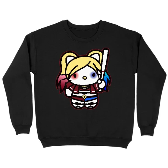 Harley Kitty Kids Crewneck Sweatshirt